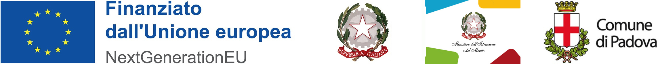 PNRR loghi Ministero dell'Istruzione e del Merito