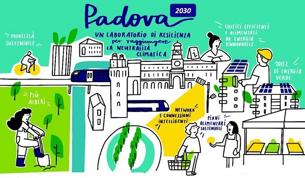 Padova 2030 laboratorio di resilienza per raggiungere la neutralità climatica